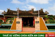 Thuê xe 4 chỗ, 7 chỗ viếng chùa Kiến An Cung, Đồng Tháp
