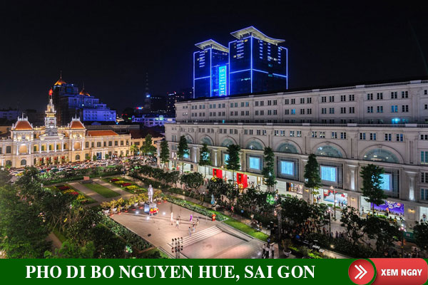 Phố đi bộ Nguyễn Huệ ở quận nào?